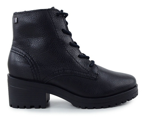 Bota Feminina Bottero Couro Burnish Preta - 349101