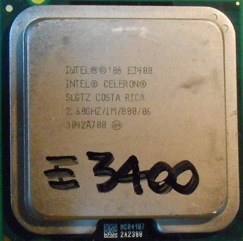 Micro Procesador Intel Celeron E3400 Socket 775 2.6/1m/800