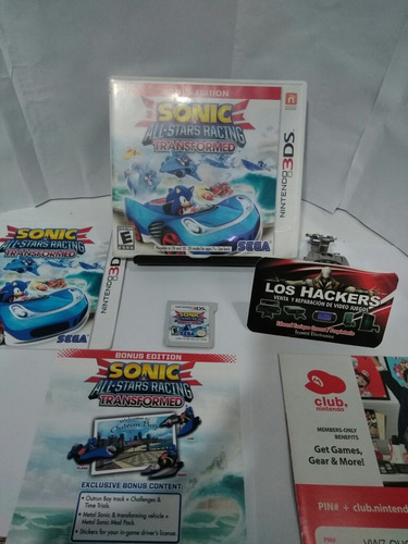 Juego Nintendo 3ds Sonic All Stars Racing Transformed