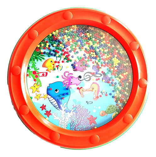 Wave Bead Ocean Drum Plastic Educational Gentle Ocean Sound