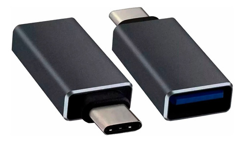 Adaptador Otg Usb Tipo C Macho A Usb Aluminio Pendrive