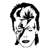Adesivo David Bowie Parede Quarto Sala Banda Rock Metal