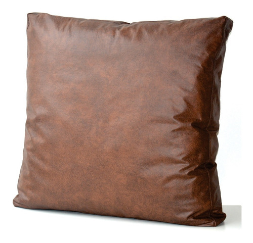 Pack 8 Fundas Almohadón 60x60 Eco Cuero Sillón Algarrobo