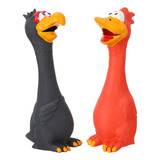 Juguete Squeaky Screaming Chicken Para Perros Pequeños, 2 Un