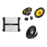 Paquete Car Audio Jl Audio Jd400/4 C1650 10w0 400w Rms