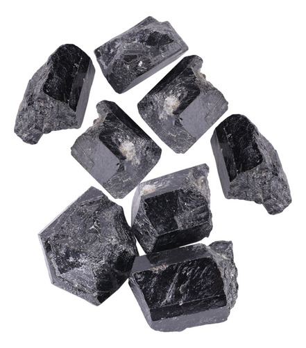 . Piedra Rugosa De Turmalina, Cristal De Cuarzo Negro .