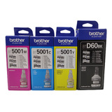 Kit 4 Refil Tinta Brother Dcp T 310 510 910 Hl T4000 T4500