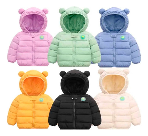 Chaqueta Parka Con Capucha Niño Niña Bebe/maryshopcl