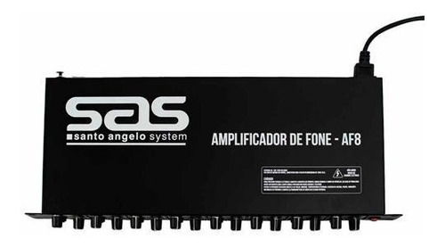 Amplificador Para Fones De Ouvido Af8 Retorno - Santo Ângelo