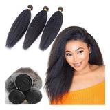 Daimer Extensiones De Cabello Humano Lacio Tipo Afro, 3 Paqu