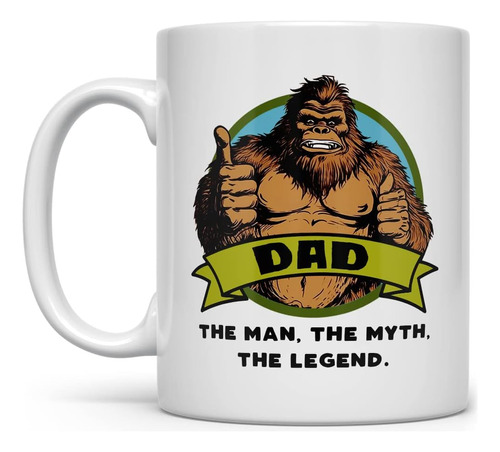 Sasquatch Dad Taza De Café, Taza De Padre De Niños, Hija, Hi