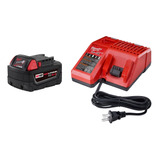 Kit Cargador Y Batería 18v Xc 5.0 Amp Milwaukee 48-59-1850