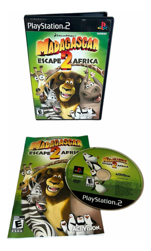 Madagascar 2 Escape África Jogo Original Ps2 Completo Usado