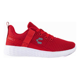 Tenis Running Charly Caballero Para Correr 1086056 Rojo Orig