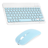 Combo Teclado Y Mouse Inalámbrico Bluetooth An-030 Colores