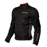 Campera Moto Negra Cordura Nine To One Fuse By Ls2 2019 Fas!