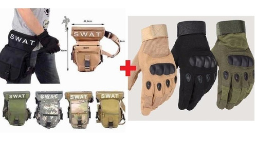 Muslera Swat + Guante Militar Pesca Caza / Hiking Outdoor