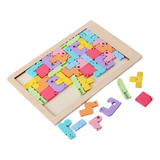 Tetris Rompecabezas De Madera 3d Juguete Educativo Madera