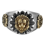 Anillo De Hombre León De Moda Gótico Elegante 