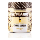 Suplemento En Pasta Dr. Peanut  Pasta De Amendoim Sodio Sabor Cookies & Cream En Pote De 600g