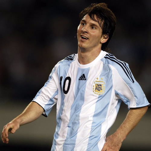 Camiseta Afa Selección Argentina #10 Messi 2009 Chico Dama