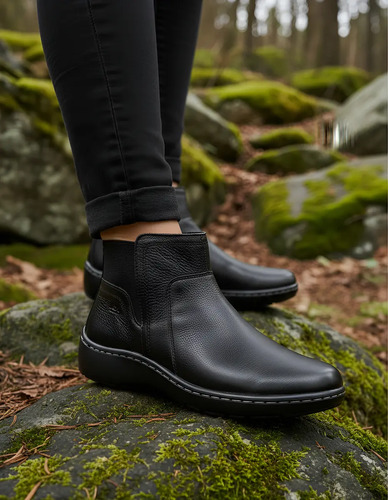 Flexi Botin Negro Para Mujer Cod 136092