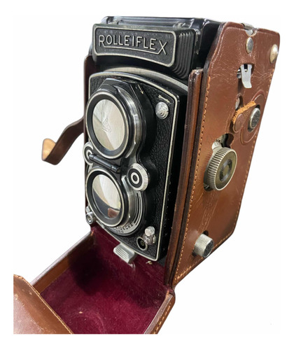 Rolleiflex Máquina Fotográfica Antiga E Acessórios Lentes