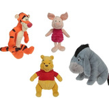 Disney Store Winnie Pooh Peluche Y Sus Amigos Originales