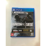 Jogo Ps4 Rainbow Six Siege Original Mídia Física