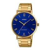 Reloj Hombre Casio Mtp-vt01g Gold Slim Fino Impacto Online