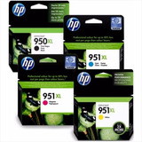 Kit Original Hp950xl 951 Con 4 Cartuchos 8100 8600 8610 8620