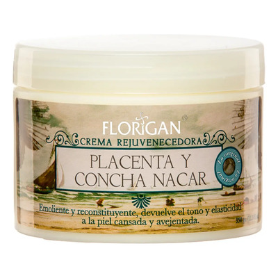 Crema Facial Florigan Rejuvenecedora Placenta y Concha Nácar 350g Sin Parabenos | MercadoLibre