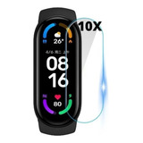 Kit 10 Película Para Xiaomi Mi Band 6 + Kit De Aplicação