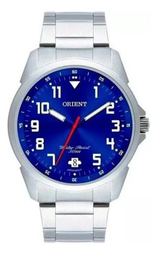 Relógio Orient Masculino Analógico Prata Mbss1154a D2sx