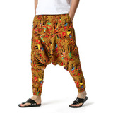 Pantalones Para Hombre, Estilo Hippie, Holgados, Bohemio, De