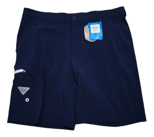 Bermuda Columbia Pfg Talla 38 Azul Con Destapador Omnishield