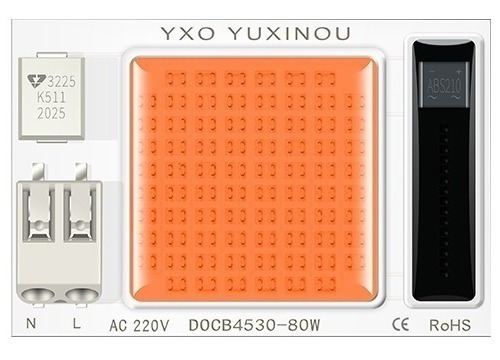 Yxo Led Cob Dob Ceramica 80w Grow Full Spectrum Cultivo 220v