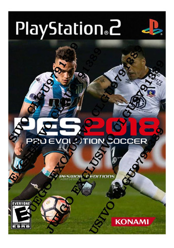 Ps 2 Pes 2018 Pes World Edition Latino / Completo / Play 2