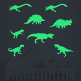 Pegatinas De Pared De Dinosaurios Fluorescentes Para Decorac