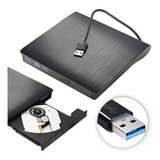 Leitor & Gravador Cd Dvd Drive Externo Usb 3.0 5gbps Slim