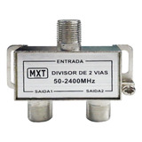 Divisor De Antena 1 X 2 5.100mhz Para Cabo Coaxial C/ 2 Und