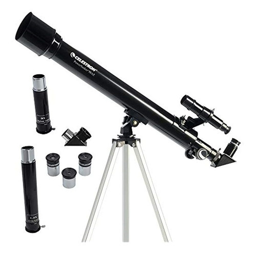 Celestron - Telescopio Powerseeker 21039 50az - Color Negro