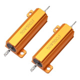 Resistencias De Carcasa De Aluminio 50w 50 Ohm, 2 Uds.