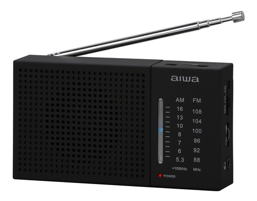 Radio Aiwa Analoga Portatil Fm-am Jack 3,5 Aw-fml2