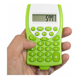 Mini Calculadora De Bolso Cordão Pescoço Colorida Barato