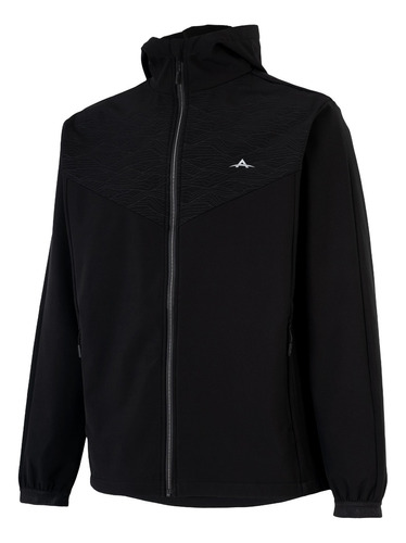 Campera Deportiva Urbana Abyss Hombre Softshell Frisada 