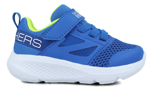 Tenis Skechers Go Run Deportivo Niño Azul Rey Textil (11.0 -