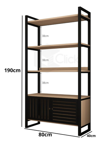 Estante Armário Cozinha Compacta C/ Nicho Grande Envio Rápid