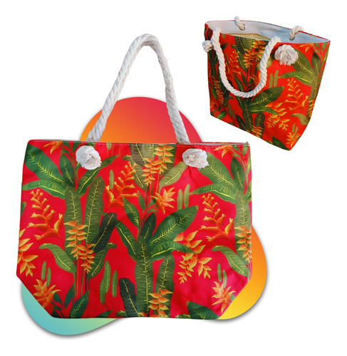 Bolsa Feminina Premium Sacola Grande Viagem Verão Carnaval