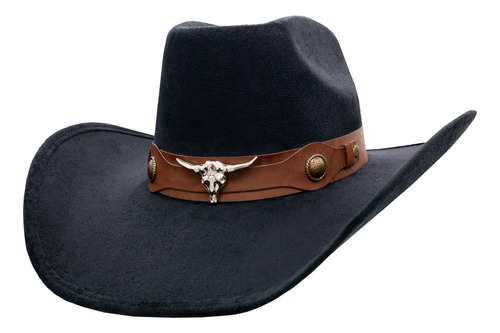 Sombrero Vaquero Texana 8 Segundos Toro Gamuza Hombre Mujer